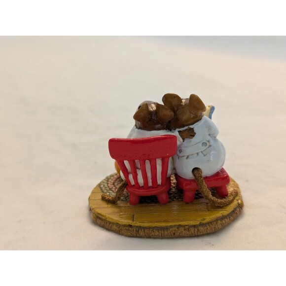 Wee Forest Folk SCARY STORIES Ghost Story Mouse Halloween M-225 Figurine - Picture 3 of 8